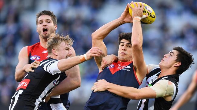 Christian Petracca has Stevie J-like swagger. Photo: Quinn Rooney/Getty Images