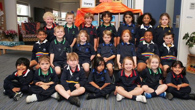 My First Year Prep Photos Geelong Lutheran Prep EF Back row L-R: Hamish Altmann, Lily Hermans, Owen Barrow, Devran Emirzadeoglulari, Chancy Bali, Aathmiya Kada, Layla Augusto Barrows. Middle: Ryan Bansil, Harry Gargan, Gracie Jacobson, Tommy Dickins, Lillian Dettman, Kynan Rutsito, Noah Hepburn. Front: Dav Rangaraj, Douglas Wilson, Rafferty Fitzgerald, Rabia Hans, Emmy Corry, Emma Luco, Nauleen Kakyal.