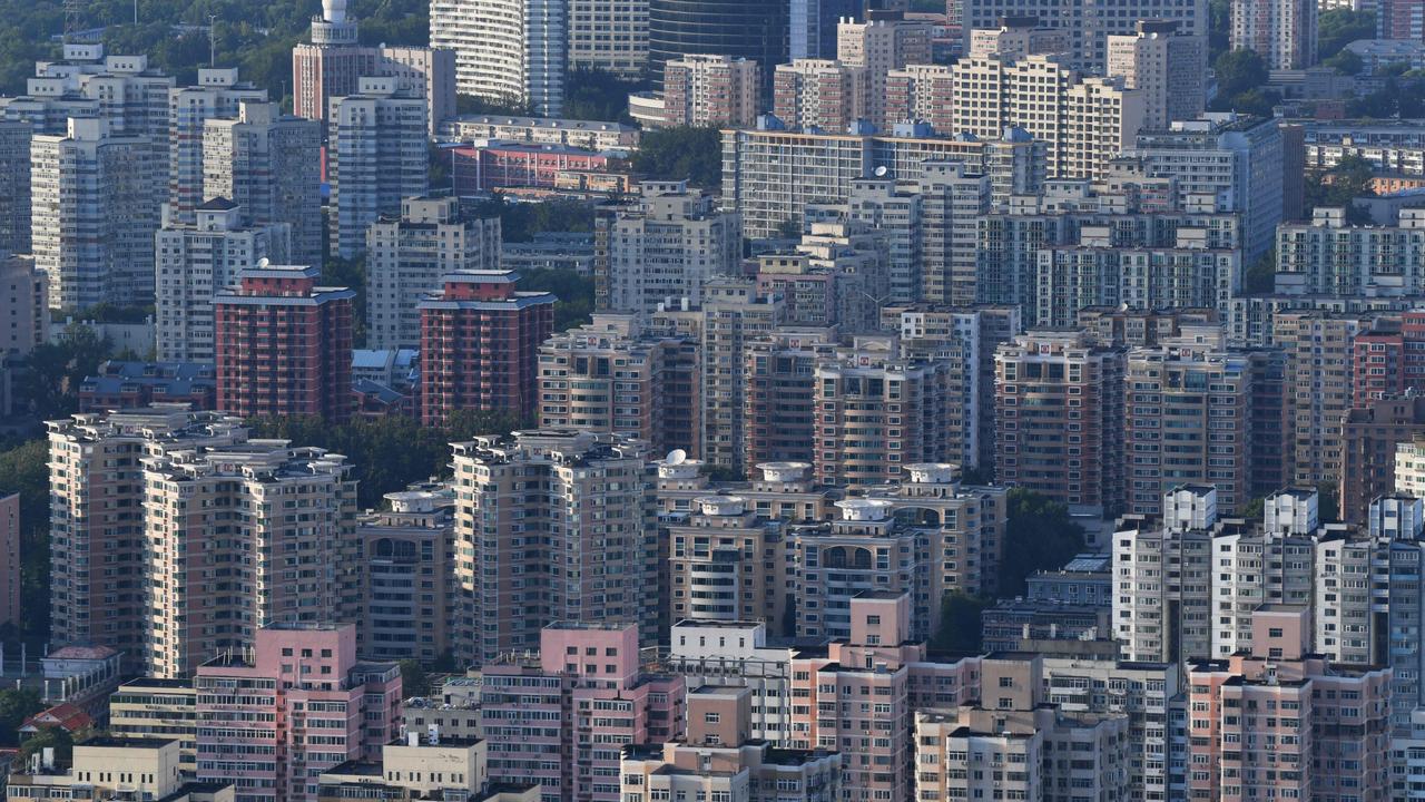 Residential buildings in Beijing. Picture: Greg Baker/AFP