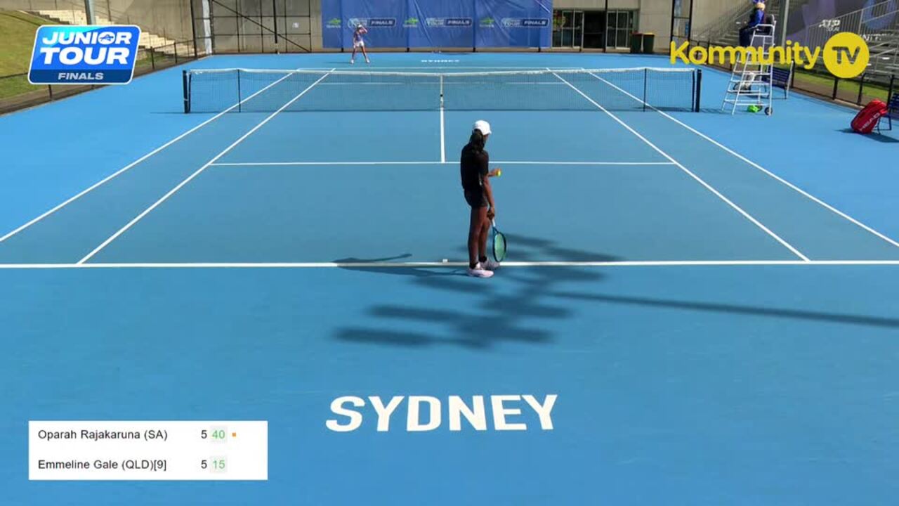 Replay: Oparah Rajakaruna v Emmeline Gale (U14 Girls Singles) – 2024 Tennis Australia Junior Tour Masters U12, U14 Day 1