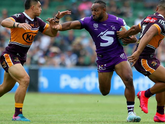 PNG powerhouse Justin Olam has been a fixture in the Storm side since Round 15 last year.