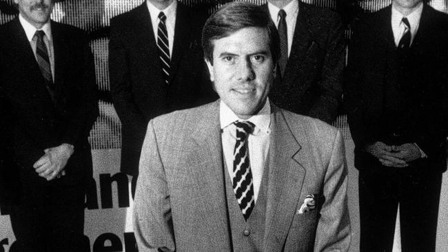 Businessman Christopher Skase in 1987 image. Pic News Limited.