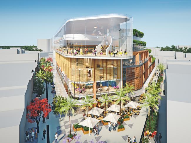 An artists impression of Whistler St redevelopment which is the subject of Supreme Court proceedings. Picture: Supplied.