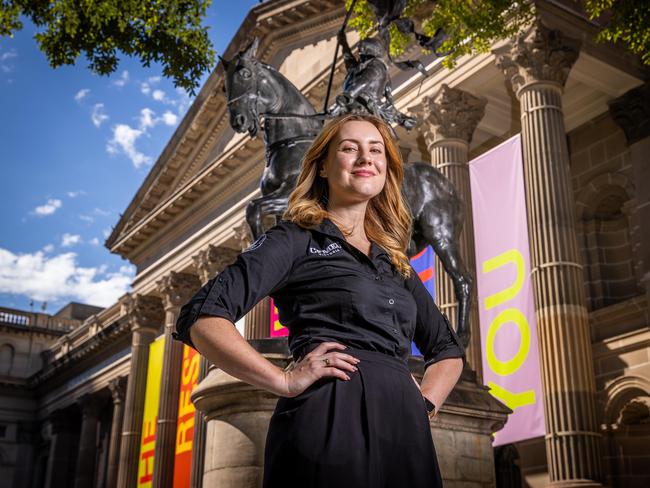 City of Melbourne councillor Elizabeth Doidge wants more statues of women. Picture: Jake Nowakowski