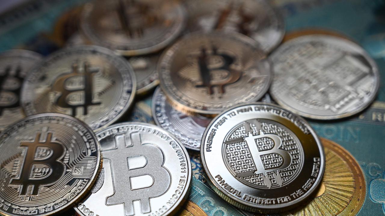 Cryptocurrencies rose after the US Securities and Exchange Commission green lit exchange-traded funds that held bitcoin. Picture: AFP / Ozan Kose.