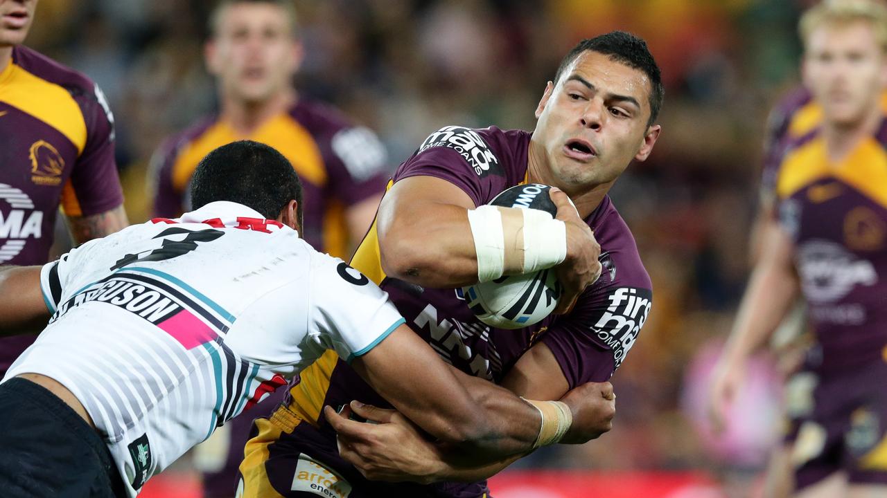 31/8/12 Round 26 NRL, Broncos V Panthers from Suncorp Stadium. Ben Te'o. Pics Adam Head