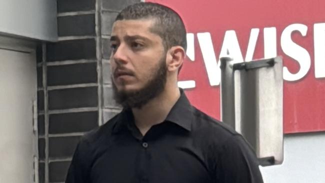 Castro Saleh outside Bankstown Local Court last November, when he pleaded guilty. Picture: NewsLocal