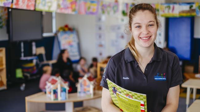 Childcare worker Maddie Henry - for Careers