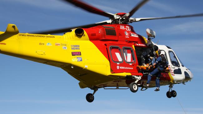 An interagency exercise between Police Rescue and the Westpac Rescue Helicopter crews was held at Lismore on June 1, 2021. Photo: Alison Paterson