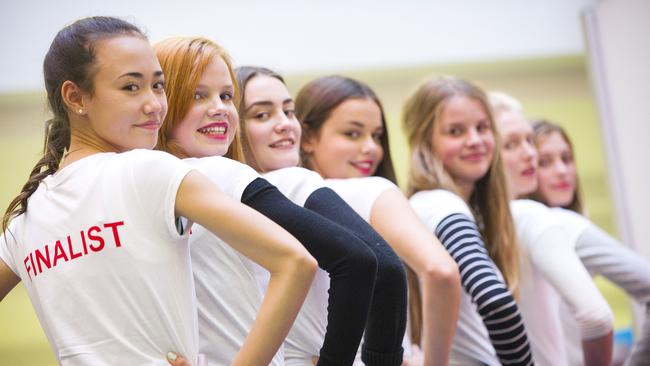 Southland hosted the Girlfriend Rimmel Model Search in July, 2014. Seven girls were chosen to represent Victoria including (from left) Dechen Grenfell, Tay Rogers, Madison Abel, Isabelle hart, Meg thurston, Annelie Dejong and Olivia Coleman. Picture: Eugene Hyland