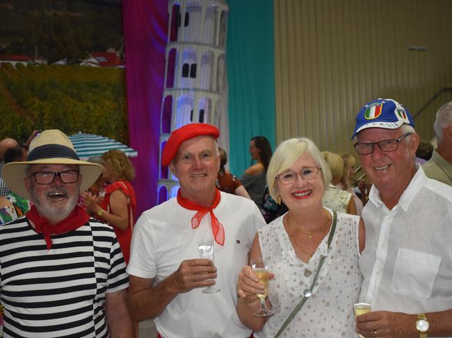 Rob, Peter, Julie and John from the Central Coast made the trip up to the Italian long lunch, February 25, 2024.