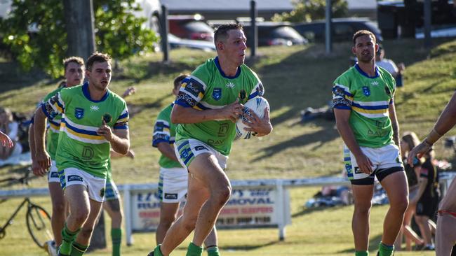 The Raiders made a strong start to the second half. Picture: Max Ellis