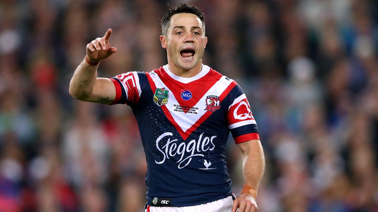 Cooper Cronk played with a broken shoulder blade. Picture: Getty Images