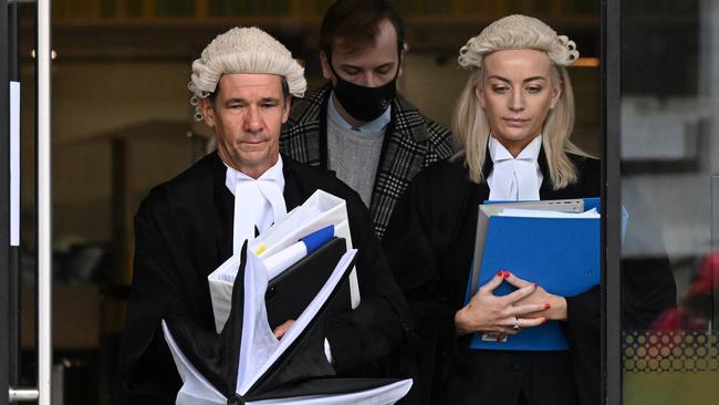 ACT DPP Shane Drumgold leaves the ACT Supreme Court last October. Picture: AAP.