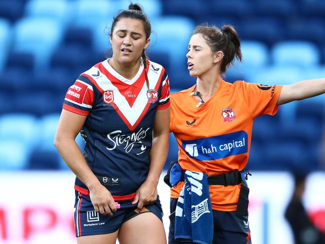 Corban Baxter was ruled out for the NRLW season after suffering an ACL injury in trials. Picture: NRL Imagery