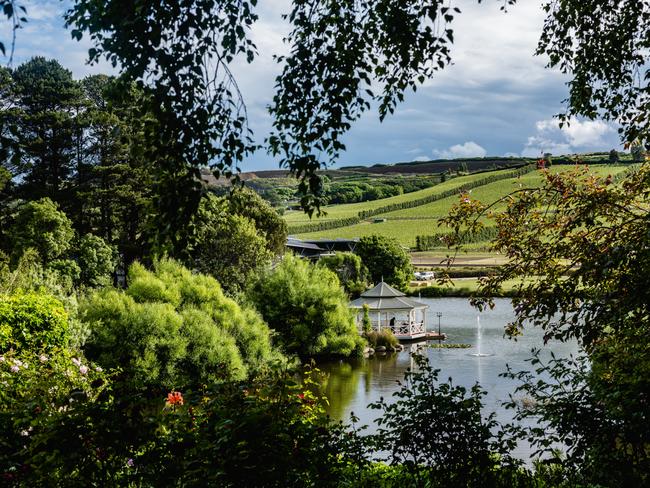 The Josef Chromy Vineyard, located at Relbia, a fifteen minute drive south of Launceston, where the three-day Effervescence festival will be held. Picture: Andrew Wilson.