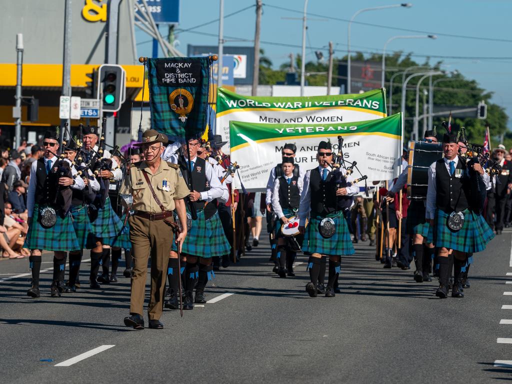 ANZAC Day Mackay Friday 25 April 2025 Picture:Michaela Harlow