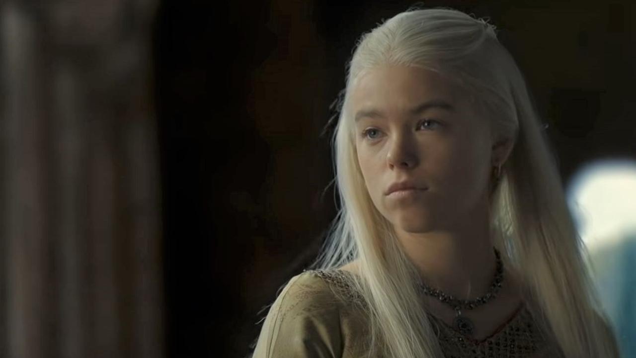 Milly Alcock as Young Princess Rhaenyra Targaryen. Picture: HBO