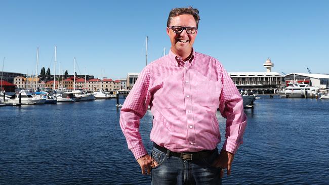 Andrew Gregson has returned to Tasmania to head up the Tasmanian Salmon Growers Association. Picture: NIKKI DAVIS-JONES