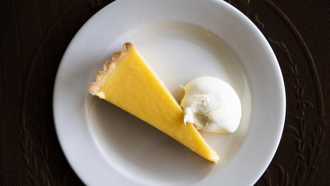 The silky lemon tart is Nagambie ‘famous’.