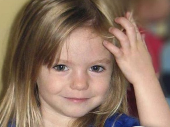 Madeleine McCann. Picture: Supplied