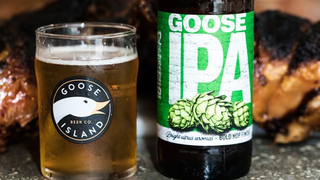 Goose Island beers are produced at Cascade Brewery.