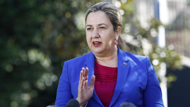 Annastacia Palaszczuk is calling for the pandemic leave payment to be reinstated. Picture: Tertius Pickard