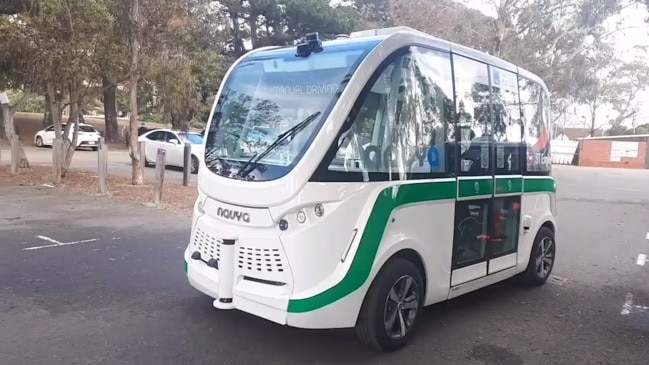 Driverless electric bus trial in Hobart