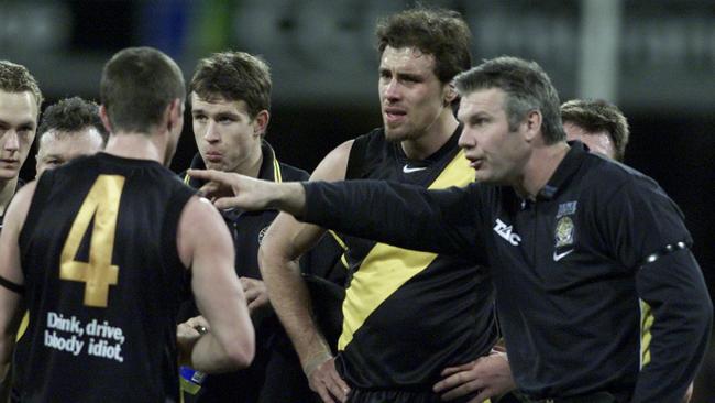 Matthew Richardson says Danny Frawley provided some of his best football memories as Richmond coach.