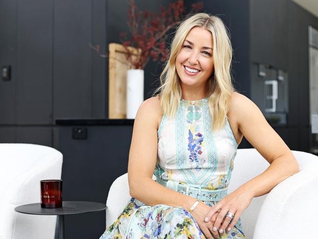 WEEKEND TELEGRAPHS SPECIAL. MUST TALK WITH PIC ED JEFF DARMANIN BEFORE PUBLISHING - Pictured is Jules Sebastian at home in Maroubra today, who is fronting the Lurpak Christmas campaign. Picture: Tim Hunter.