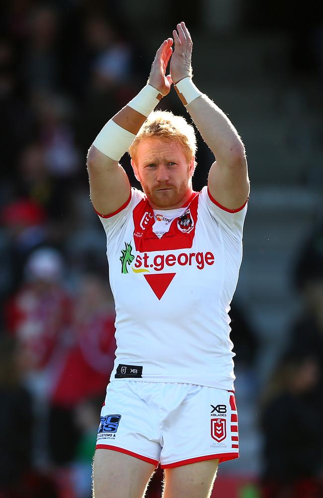 James Graham was triumphant in his 400th game. Picture: Matt Blyth