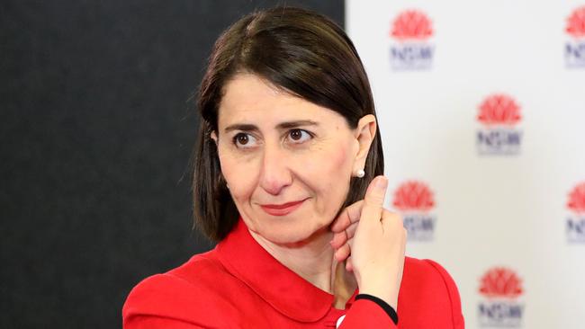 NSW Premier Gladys Berejiklian has set a date. The border with Victoria will open on November 23. Picture: NCA NewsWire / Damian Shaw