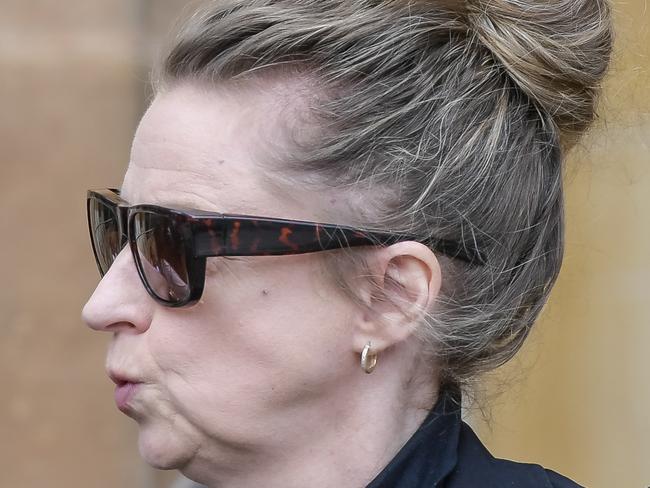 ADELAIDE, AUSTRALIA - NewsWire Photos August 31 2023:  Jenni Wilmott is seen at Adelaide Magistrates Court. Picture: NCA NewsWire / Roy VanDerVegt
