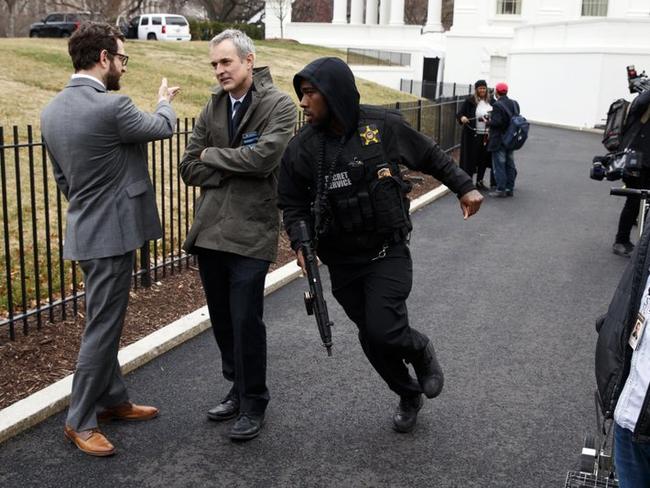 There was an emergency at the White House after a passenger vehicle struck a security barrier.