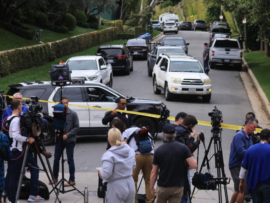 On March 25, agents conducted raids on the Holmby Hills property, as well as at Diddy’s mansion in Miami. Picture: Getty