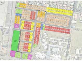 The Catholic Church's proposed subdivision of its land in Hume Street. Picture: Contributed