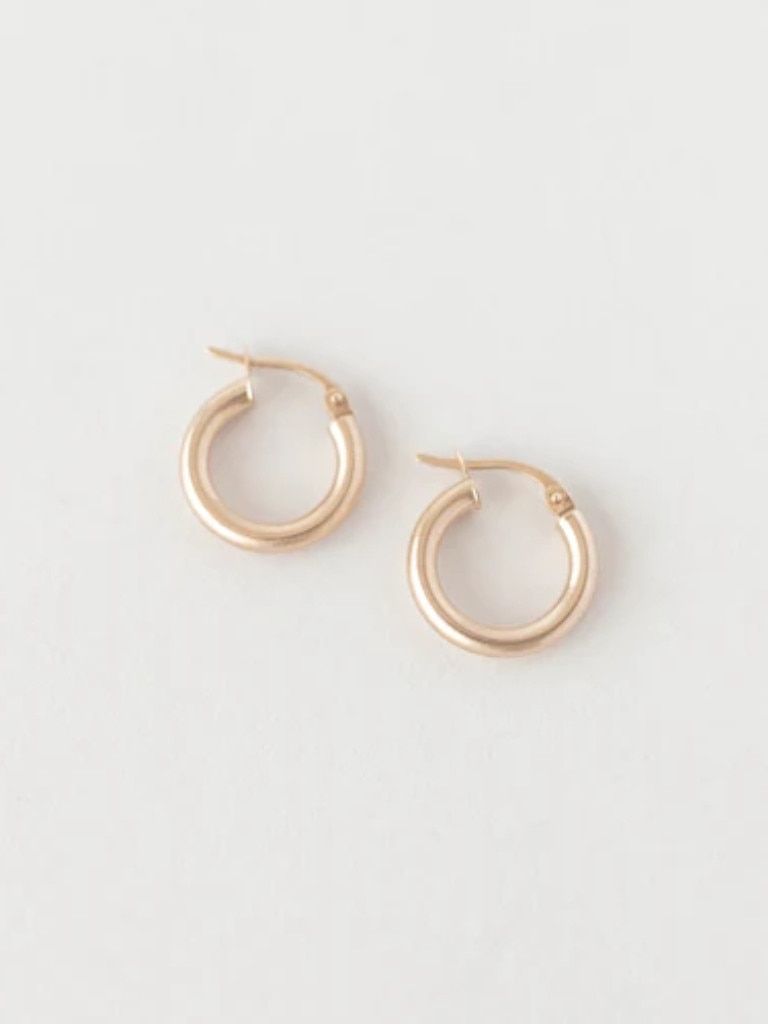 Italian Hoops Gold. Picture: Argent Silversmith.