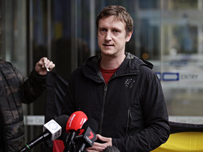 Black Lives Matter protest organiser Padraic Gibson. Picture: Adam Yip