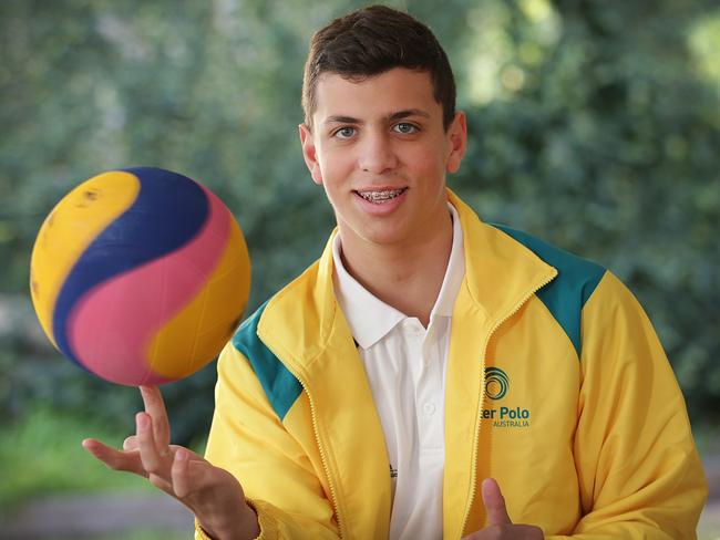 Matthew Sharp started playing Water Polo less than 3 years ago and has now made the Australian team.