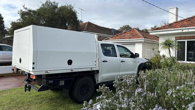 The man has only purchased his ute two days before it was stolen. Picture: Finbar Gaffney