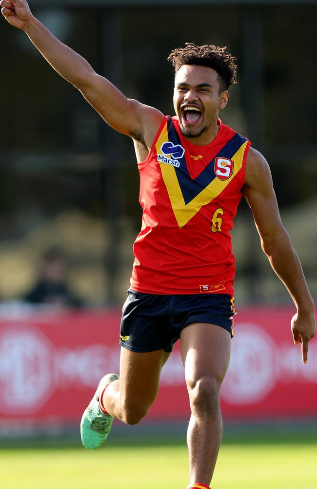 Benny Barrett. Picture: Sarah Reed/AFL Photos via Getty Images