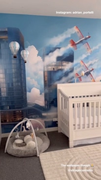 Inside Adrian Portelli's amazing nursery for his new bub