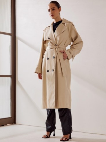 AERE Organic Cotton Trench. Picture: THE ICONIC.