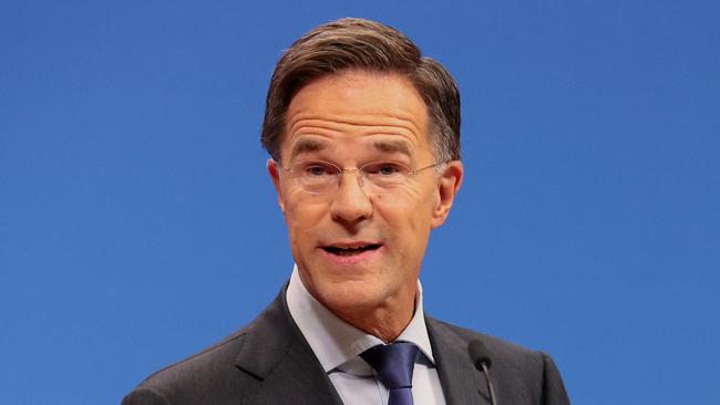 NATO Secretary General Mark Rutte. Picture: AFP