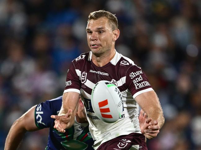 Tom Trbojevic was pulled from the field with a mystery injury. Picture: Getty Images