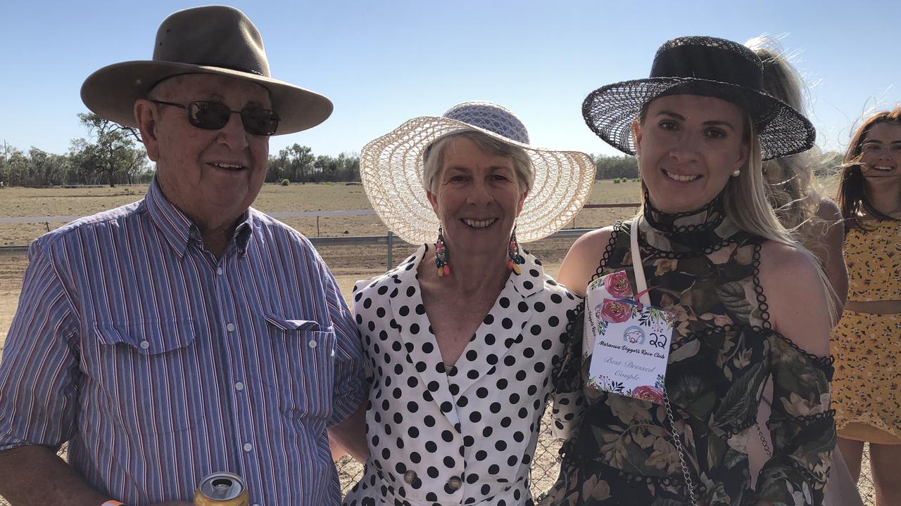 Russell, Helen and Samantha Sallway.