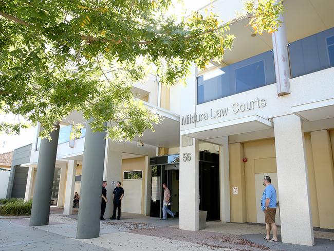 Mr Fell fronted Mildura Law Courts in an attempt to get bail. Picture: Mark Stewart