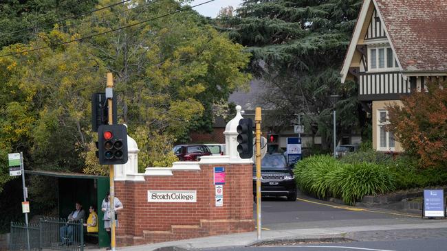 The exclusive Scotch College in Hawthorn. Picture: Tony Gough