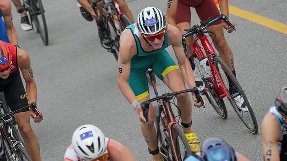 Toby Powers at the World Triathlon Championships. Photo Credit: Ben Lumley.