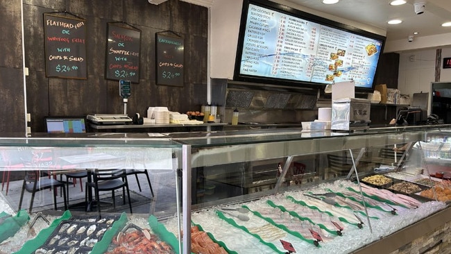 Great North Seafood in Five Dock, Sydney has been forced to raise its prices due to rising operating costs. Picture: Georgina Noack